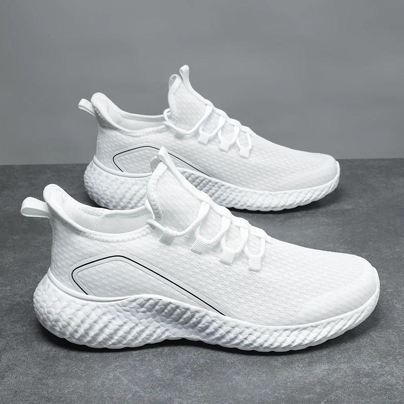 MAEDEF мужские дышащие сетчатые кроссовки для бега легкие для ходьбы противоскользящие теннисные классические черные модные спортивные туфли для мужчин