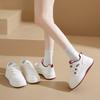 Осень новые дышащие маленькие белые туфли женские студенческие платформа универсальные повседневные спортивные кеды