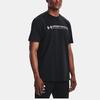 Under Armour Training Sports Crew Neck T-Shirt Men Tops Black 1366468-001