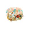 Women's Bohemian Beaded Heart-Shaped Iron Tower Owl Bracelet