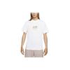Nike Alphabet Print Casual Straight Short Sleeve T-Shirt Men Tops White DR5756-100
