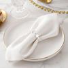 6PCS Modern Star Napkin Buckle Minimalist Serviette Ring Festival Party Napkin Buckle  Table Setting