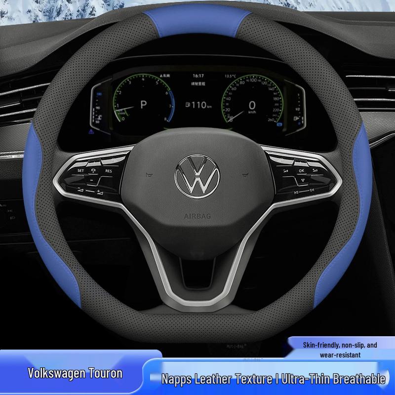 Volkswagen Teramont 17-24 Нескользящий чехол на руль, Без шитья