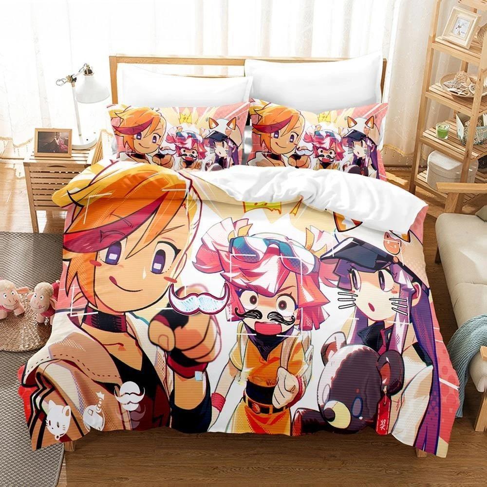 Fashion 3D Print Music Game Muse Dash Bedding Set Single Twin Full Queen King Size Bed Set Adult Kid Bedroom Duvet Cover Sets