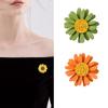 Elegant Pin Corsage Female Brooch Simple Enamel Drop Wholesale Spot Oil Daisy Pin Accessories