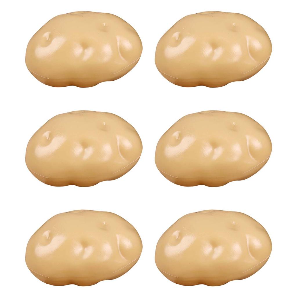 6Pcs Realistic Simulation Vegetable Models Artificial Vegetable Toy Kitchen Vegetable Decoration for Display Photography