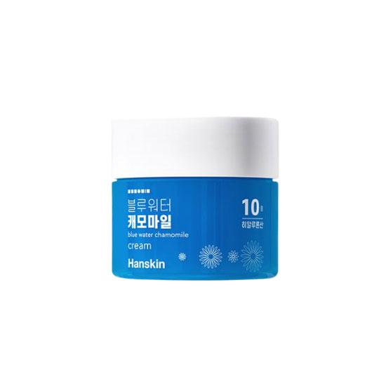 HANSKIN Blue Water Chamomile Cream 80ml - Крем с ромашкой и синей водой