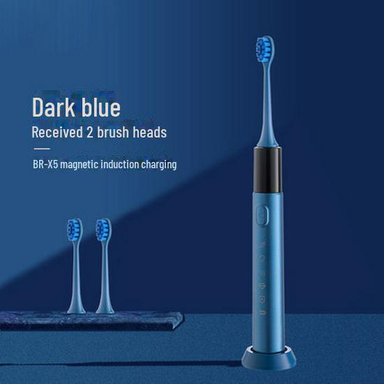 Набор электрических зубных щеток Jian: Аккумуляторные звуковые щетки для взрослых и пар, черные и белые - Бесплатная доставка