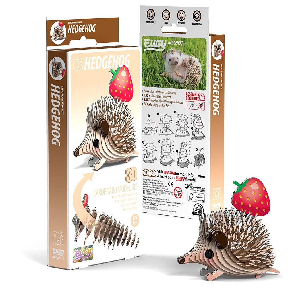 EUGY Hedgehog Paper Puzzle - A fun educational toy for elementary school boys and girls, as well as adults, making it a great gift.