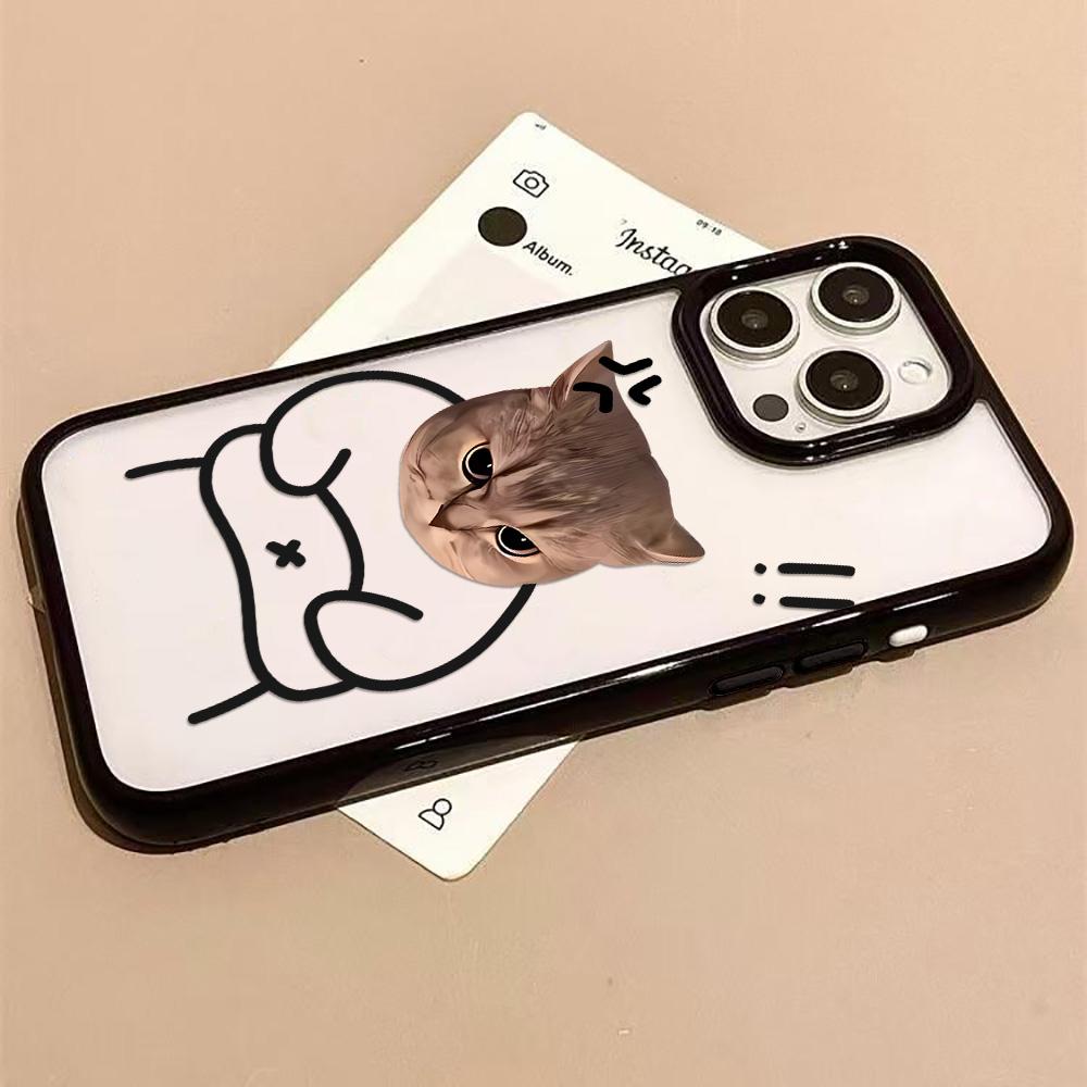 Акриловый чехол для телефона для iPhone 11 12 13 14 Pro 12 14 16 Pro Max для Samsung A16 A36 A56 S24 FE Высококачественный расписной противоударный чехол для мобильного телефона