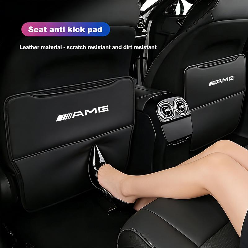AABIE1 Car Seat Anti Kick Pad Backrest Protective Tape Rear Accessories For Mercedes Benz AMG W223 W213 W206 W464 W247 W167 W166 W222
