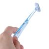 Soft Silicone Bad Breath Hygiene Double sided Cleaner Brush Tongue Scraper  Oral Clean Dental Care
