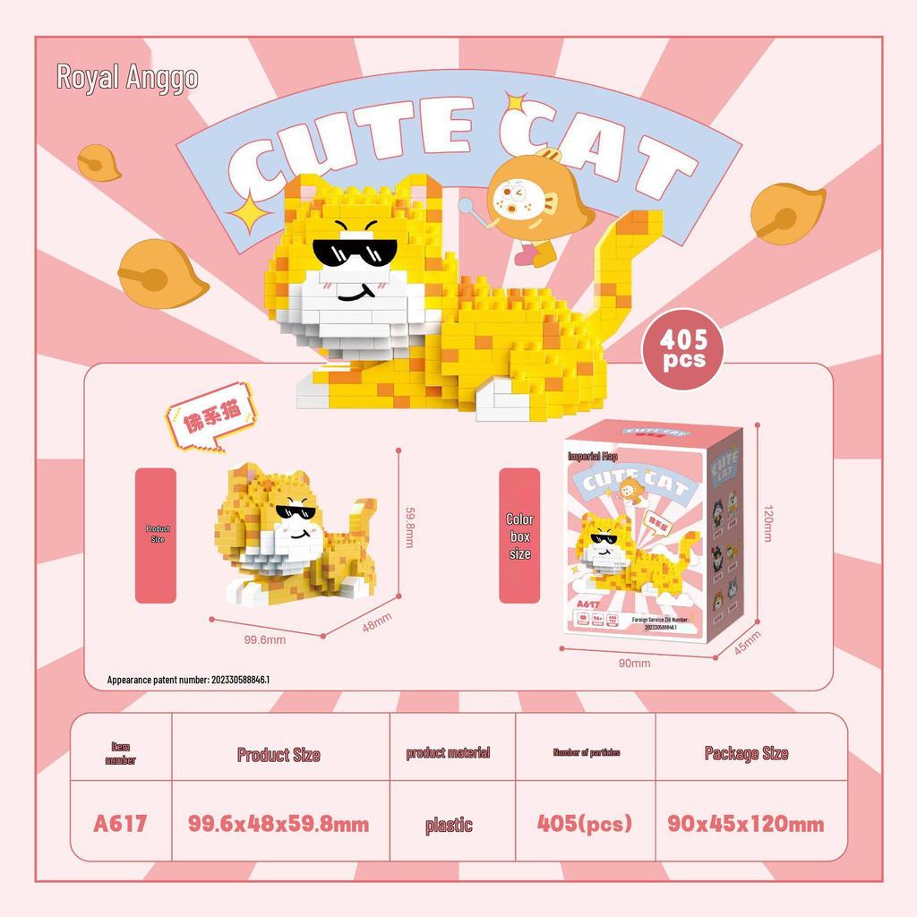 LEGO-Compatible Mini Building Blocks: Cartoon Figurines & Educational Toys