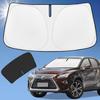 Sun Shade Sunshade for Lexus RX Windshield Cover, 4-Layer Front Window Shade Custom Fit 2016-2022 RX 350, RX 350 F Sport, RX 350L Sun Visor 240T