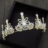 Princess Crown Headband Hair Accessories Bride Wedding Accessories Simple and Elegant Headband Wedding Dress Accessories Korean Style