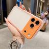 Защитный чехол для iPhone 17 с матовым покрытием, ощущением кожи и большим окном для Apple 15/16