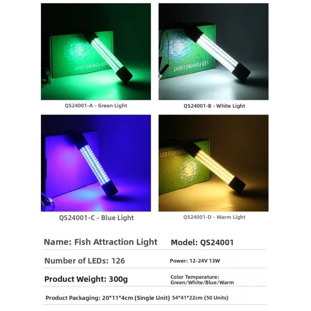 Underwater Design LED Fishing Light 15W Squid Fishing Light Underwater Fishing Light Squid Fishing