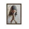 Jezus W Modlitwie - Plakat Religijny Jezus W Modlitwie - Plakat Religijny, 30X40 Cm, Rama Aluminiowa Czarna, Papier Matowy 230 Gsm