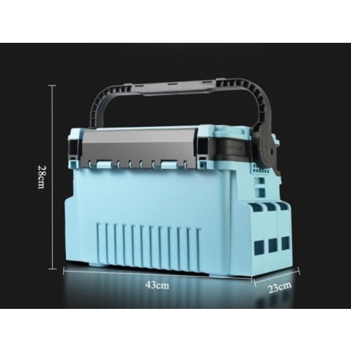 Wafity Tackle Fishing Box, Tackle Storage Box, Outdoor, Multi-functional Storage Box, Portable, Large Capacity, Storage Organizer, Lightweight, Travel