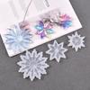 3Pcs Snowflake Resin Casting S Silicone Ornaments Soap for Epoxy Crafts Necklace Earrings