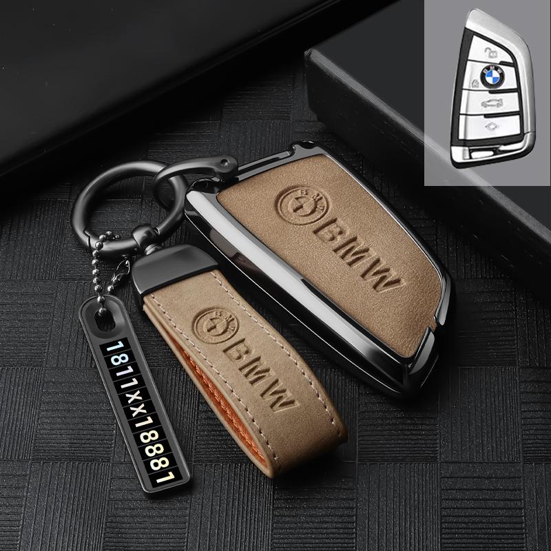 Zinc Alloy Car Key Case Cover for BMW 7 Series X1 X3 X4 X5 F15 X6 F16 520 525 G30 G11 F48 F39 f30 118i 218i 320i Car Accessories