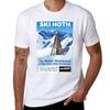 Travel Hoth Ski VintageStyle Poster TShirt Casual Graphic Print Tee