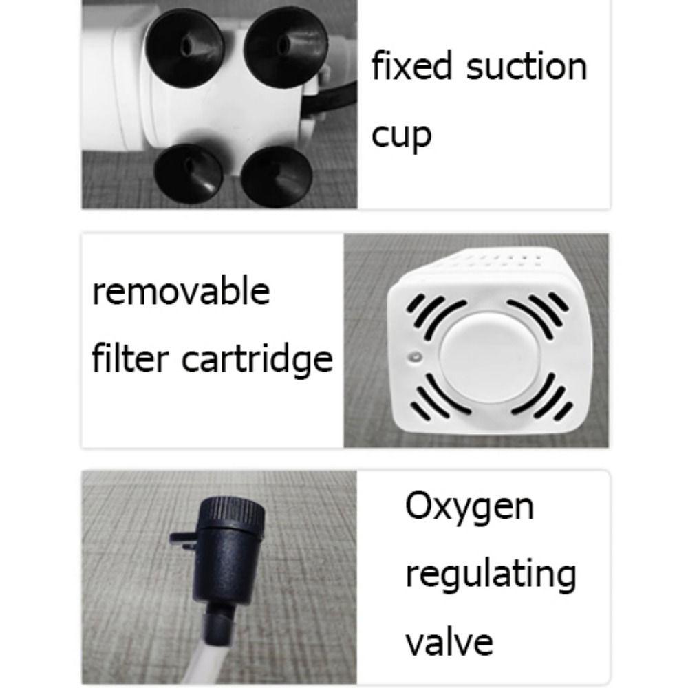 Фильтрация Фильтр для аквариума Бесшумный аэратор кислорода воздуха 3 в 1 Фильтр для аквариума для аквариума