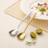 Ложка из нержавеющей стали с кованой текстурой, нескользящей ручкой, половник для супа, многофункциональная кухонная ложка