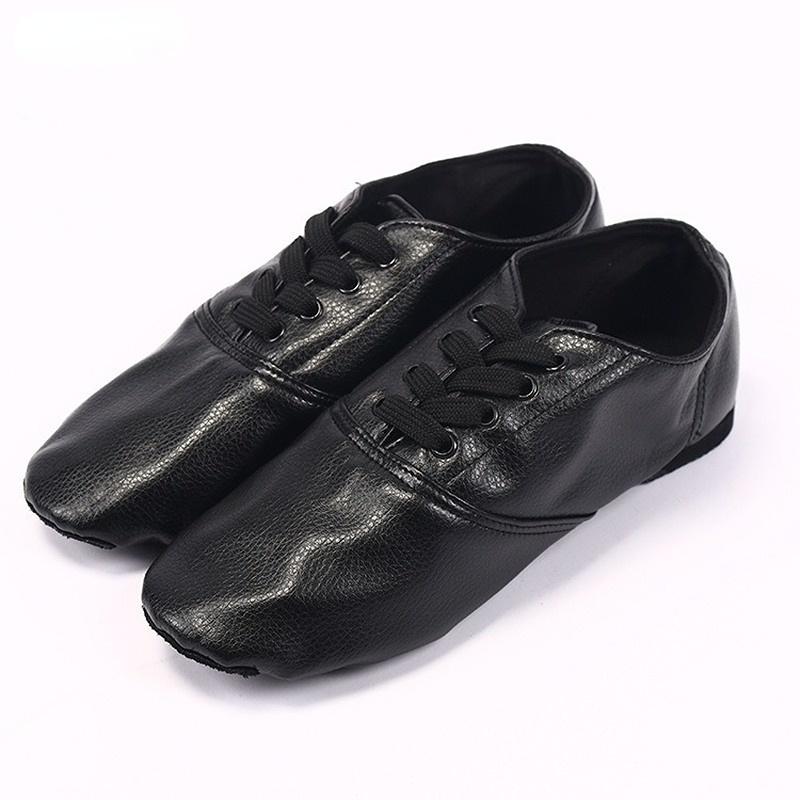 34-46 PU кожа женские джазовые туфли женские танцевальные туфли Damen Schuhe Design мягкие на шнуровке женские балетные туфли для практики учителя джазовые балетные туфли