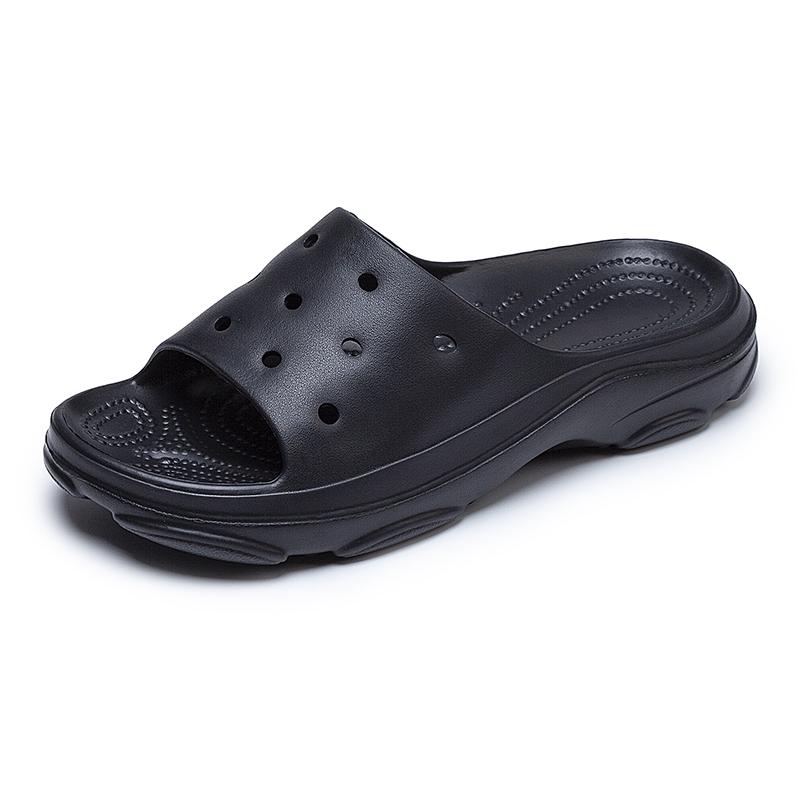 Мода 2024 года, новые мужские и женские летние сандалии на плоской подошве, удобные домашние нескользящие дышащие пляжные тапочки, обувь для ходьбы для пар