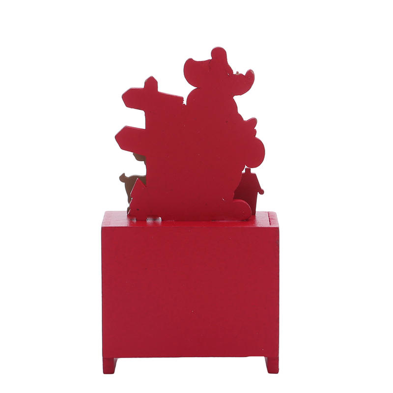 Креативное деревянное настольное календарное украшение, вечный календарь-блоки, подарок для рождественского декора