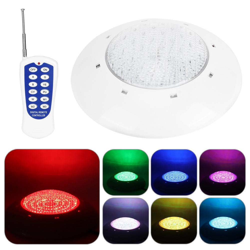 45 Вт 460LED подводный светильник, меняющий цвет, настенный светильник для бассейна с дистанционным управлением