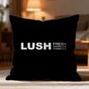 Fashion L-Llushed Cushion Cover Soft Washable Pillow Case Multi-Scene for Couch Bed Travel Office Use