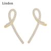 Lindon Copper Alloy Zircon Earrings Drop Earrings For Women Wedding Party Gifts