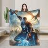 Thor  Blanket  Warm Soft Funny Plush Throw Blanket For Couch Chair Picnic Flannel Bedspread Bed Cover