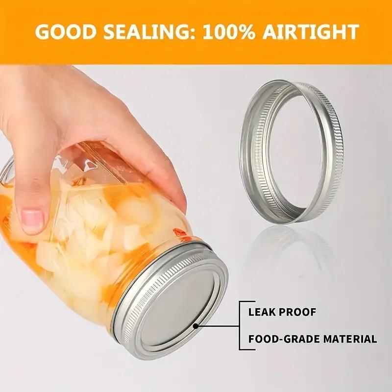 12 шт. Сменные уплотнительные кольца для консервных банок Mason, разъемное кольцо Mason для шариков, Kerr и многое другое, 100% подгонка, летняя посуда для напитков