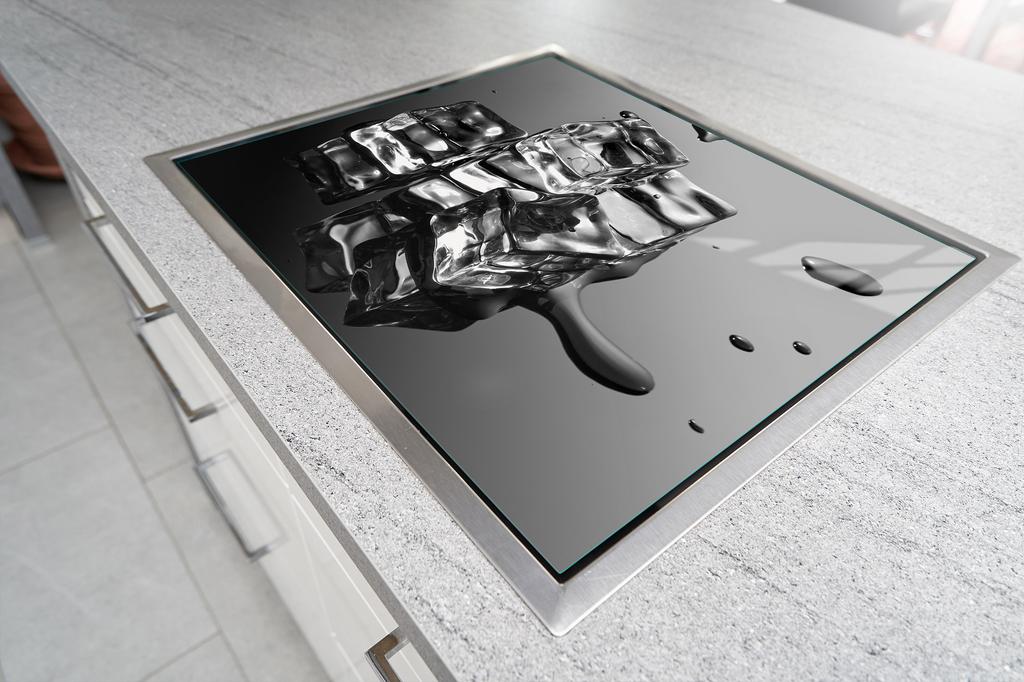 Glass stovetop protector 70x52 Ice