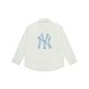 Новая коллекция MLB MONOGRAM Рубашка New York Yankees SS25 Унисекс Слоновая кость 3AWSM0651-50IVS