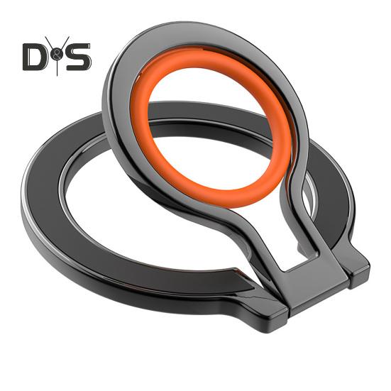 Подставка для телефона, складное алюминиевое кольцо-держатель с магнитами N52, беспроводная зарядка, вращение на 360 градусов, подставка для телефона, поддержка MagSafe