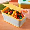 Building Block Storage Box Folding Toy Holder Large Capacity Plastic Jigsaw Puzzle Storage Container Kidroom Kid Toy Organizer