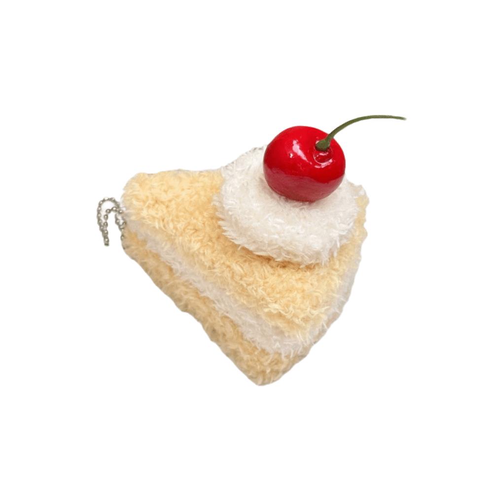 2pcs Kawaii Design Hamburger Keyring Plush Material Sandwich Keyring Cake Keyring Pendant Decor