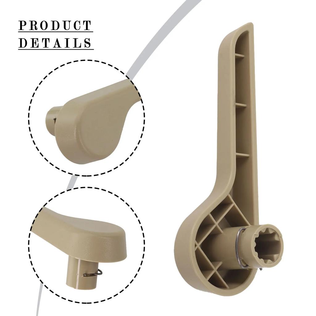 HANDLE Lever HANDLE 1 Piece 15279415 2007 - 2013 For Chevrolet Beige Direct Replacement Driver Rear Left Brand New