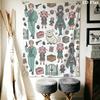 SPY×FAMILY Wall Tapestry Aesthetic Wall Hanging Printed Fabric Blanket Decorative Tapestries for Bedroom Living Room Home Decor
