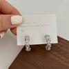 Highquality Zirconia Stunning Earrings With Dazzling Full Diamond Design For Elegant Style Womens