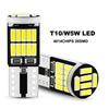 10pcs W5W T10 168 194 Led Bulbs Canbus Car Interior Light 26 SMD 4014 Chip 6000K Dome Reading License Plate Light Signal Lamp