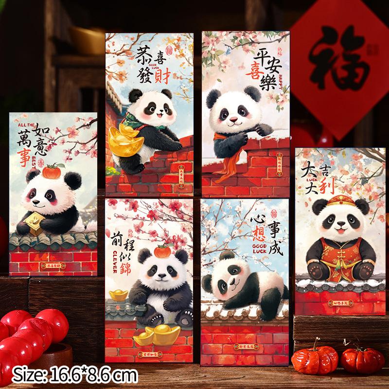 Год Лошади Красные Конверты Китайский Новый Год Красный Конверт Праздник Весны Счастливые Деньги Упаковочный Пакет Хунбао Поздравление Благословение Подарок