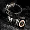Роскошный титановый браслет для Apple Watch 10 46 мм Ultra 2/1 49 мм металлический мужской ремешок для iWatch Series 9 8 7 6 5 se 42 мм 44 мм 45 мм Correa