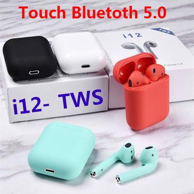 Беспроводные Bluetooth наушники I12 Tws Pop AirPods с зарядным кейсом