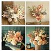 Artificial Flowers, Centerpieces Coffee Table Decor, Silk Flower Arrangements for Home Decor Indoor Fake Flower Bouquet for Dining Room Wedding