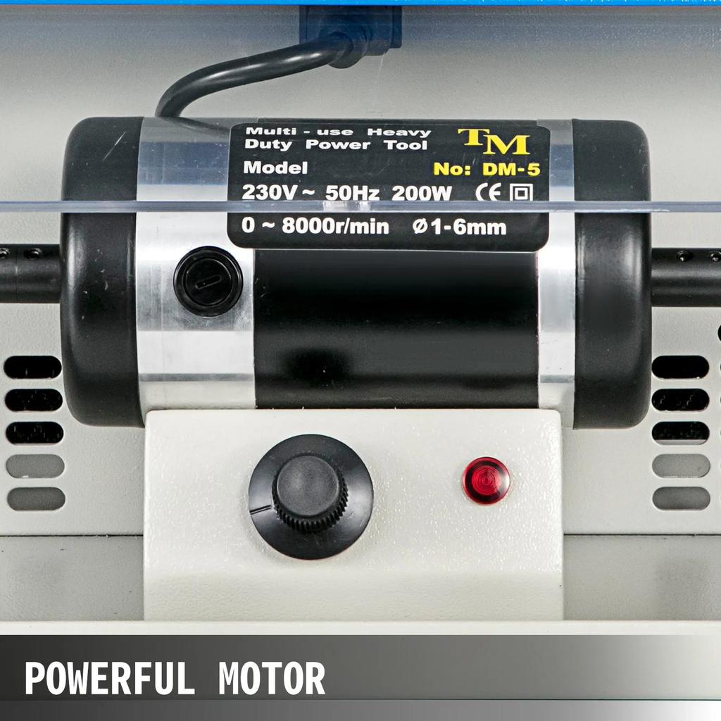 VEVOR Jewelry Polishing Machine Buffing Machine Benchtop Jewelry Polishing Tool Dust Collector Buffing Table Top Jewelry Buffer Polisher Machine With